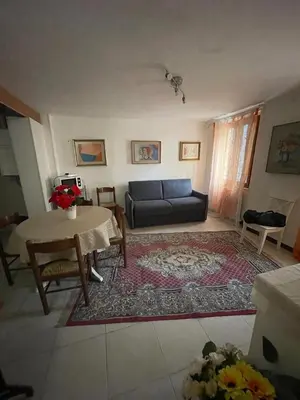 Area soggiorno di Venice Superior New Appartment view canal