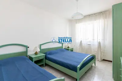 Letto o letti in una camera di Villa Mimosa