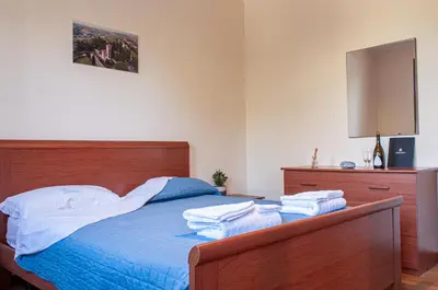 Letto o letti in una camera di Appartamentino a Susegana