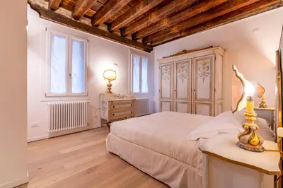 Letto o letti in una camera di Ca' della Morosina