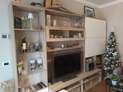 Cucina o angolo cottura di Alloggio La Perla, quiete ed eleganza con vista