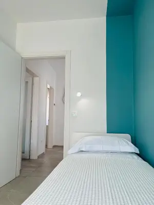 Letto o letti in una camera di Casa di EVA
