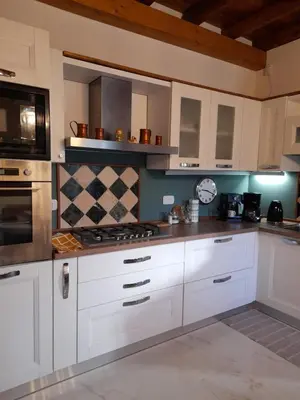 Cucina o angolo cottura di Casa Al Borghetto