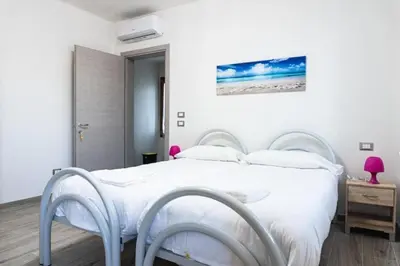 Letto o letti in una camera di Villino Verde