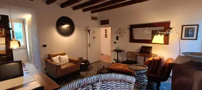 Area soggiorno di La Moretta Apartment