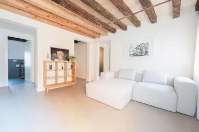 Area soggiorno di Ca' Ferrando, brand new apartment, experienced host!