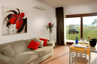 Area soggiorno di Jesolo Living at Golf Club Jesolo
