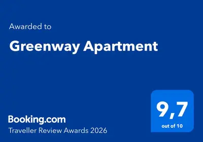 Certificato, attestato, insegna o altro documento esposto da Greenway Apartment