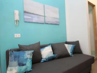 Area soggiorno di Apartment Veranda-6 by Interhome