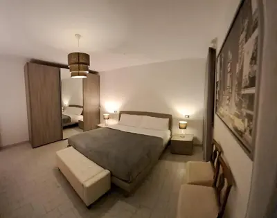 Letto o letti in una camera di Ca' Biennale