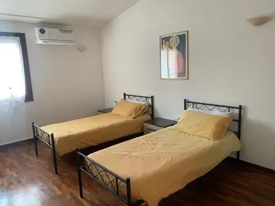 Letto o letti in una camera di a casa di lu