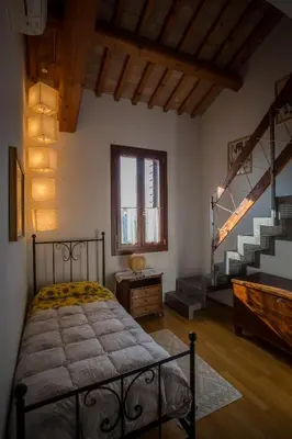 Letto o letti in una camera di Barchessa Da Rio