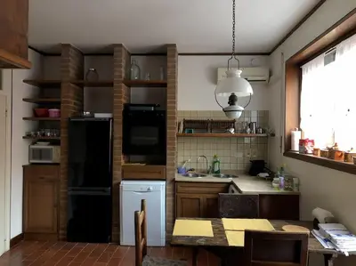 Cucina o angolo cottura di Luxury apartment big lounge fireplace 2 terraces B