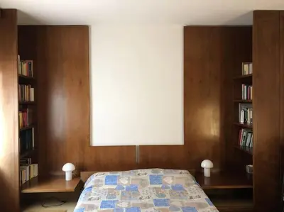 Letto o letti in una camera di Luxury apartment big lounge fireplace 2 terraces B