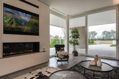 TV o dispositivi per l'intrattenimento presso STIMAHome villa con piscina privata