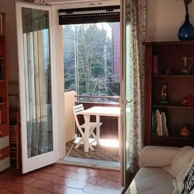 Eva 's flat with large sunny balcony and lagoon view