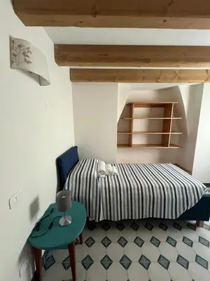 Letto o letti in una camera di Appartamento Fronte Laguna Ca’Nonica