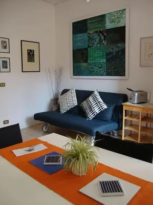 Area soggiorno di Ai Miracoli Apartment
