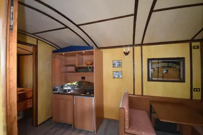 Cucina o angolo cottura di terrebio bungalow