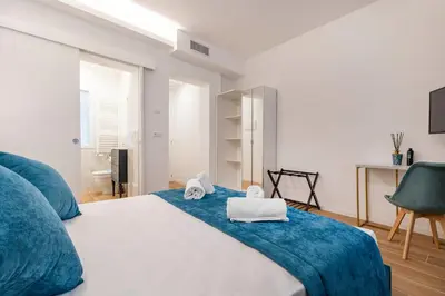 Letto o letti in una camera di Ca' Naviglio
