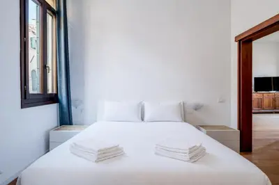 Letto o letti in una camera di Ca' Dino Venice - Canal View