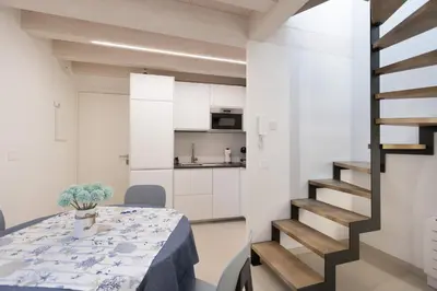 Cucina o angolo cottura di Appartamenti Incanto e MaGiCà - Casa Boscolo Luxury