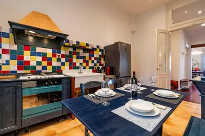 Cucina o angolo cottura di Palazzo Boito Luxury Apartment on Lido with Venice view