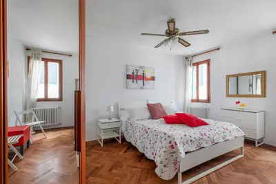 Letto o letti in una camera di Venice Lovely Apatment for 7 person - AC -Wifi