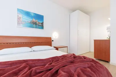 Letto o letti in una camera di [10 min from Venice] [Free Garage] Lovely flat