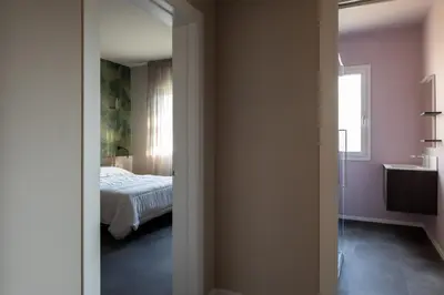 Letto o letti in una camera di Suite Dall'Alba al Tramonto