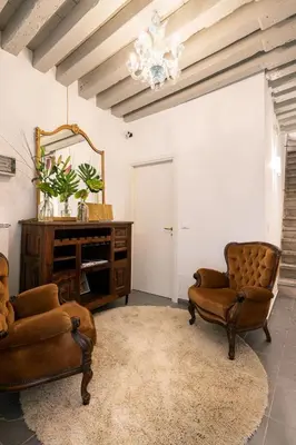 Area soggiorno di Venice Ivory room