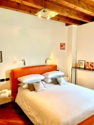 Letto o letti in una camera di Miami in Venice