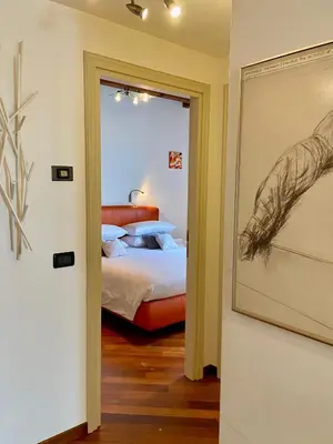 Letto o letti in una camera di Miami in Venice