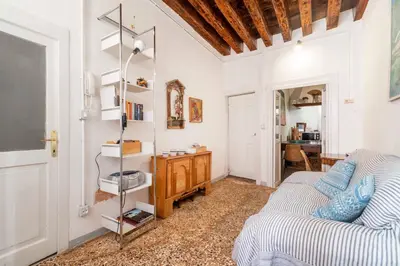 Letto o letti in una camera di Casa Trecento