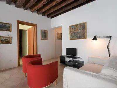 Area soggiorno di Apartment Casanas-2 by Interhome