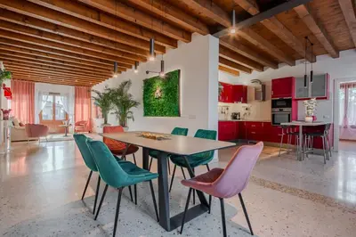 Cucina o angolo cottura di Villa Venice Carnival - Wellness