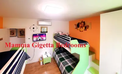 TV o dispositivi per l'intrattenimento presso New Bedrooms Mamma Gigetta