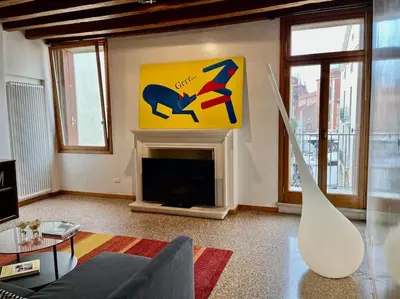 Area soggiorno di Il Duomo,150 meters. Charm Home in Downtown