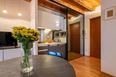 Cucina o angolo cottura di Loft Vicenza, Comfort in the Heart of the City
