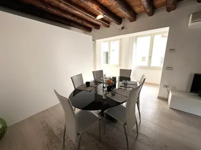 Area soggiorno di Ca' Del Vecio, in centro storico, Piazza Garibaldi