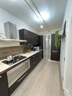 Cucina o angolo cottura di Ca' Del Vecio, in centro storico, Piazza Garibaldi