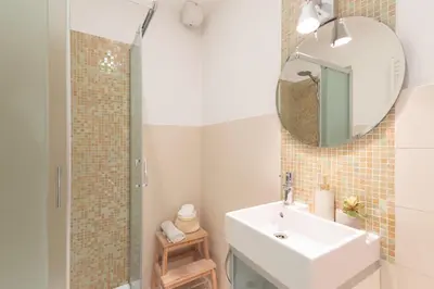 Bagno di La Casa Più Centrale A Venezia, Con Corte Privata