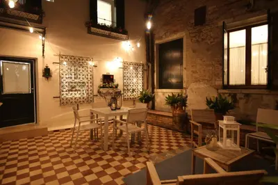 Area soggiorno di La Casa Più Centrale A Venezia, Con Corte Privata