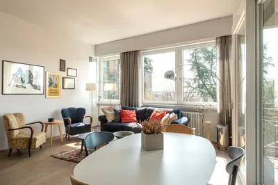 Area soggiorno di Riviera Views Apartment by Welc(H)ome