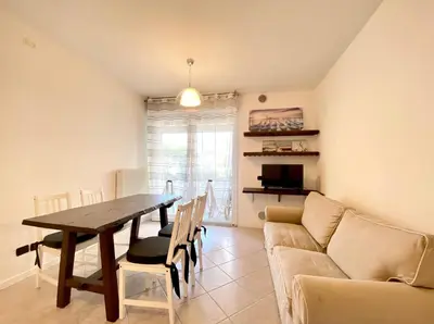 Area soggiorno di Residence Aurora Park - Carraro Immobiliare - Family Apartments