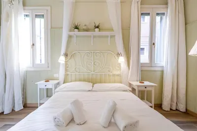Letto o letti in una camera di Casa di Dodi