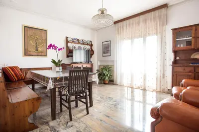 Area soggiorno di Home Near Venice