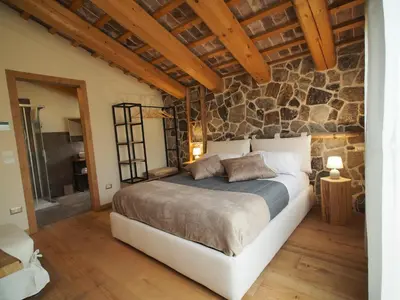 Letto o letti in una camera di AZIENDA AGRICOLA CA' LUNGA