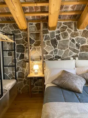 Letto o letti in una camera di AZIENDA AGRICOLA CA' LUNGA