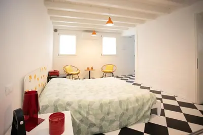 Letto o letti in una camera di Dimora Amos - Isola di Pellestrina Ve